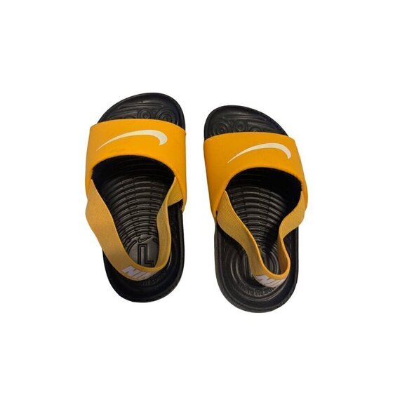 Nike Kawa SLIDE TD YELLOW (Infant/Toddler) Size 9C - Picture 1 of 5